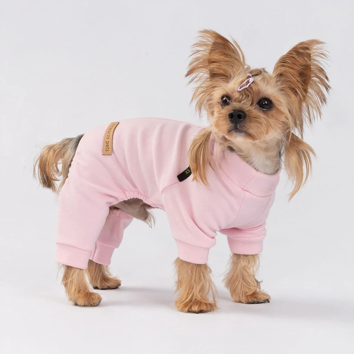 Pack of 2 FitWarm Pink Thermal Dog Pajamas Sleepwear Pink & Rose Size XS-L NEW