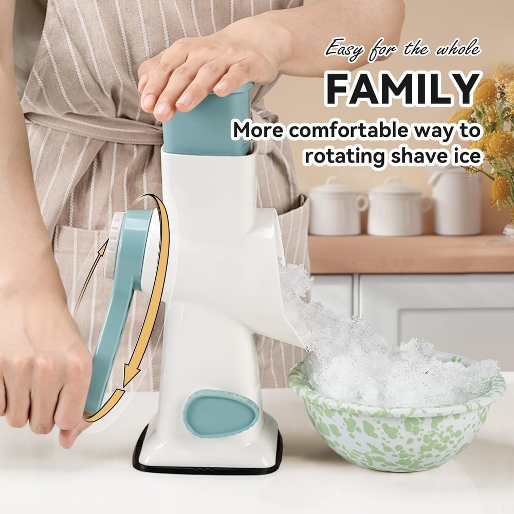 Rotary Ice Shaver Manual White