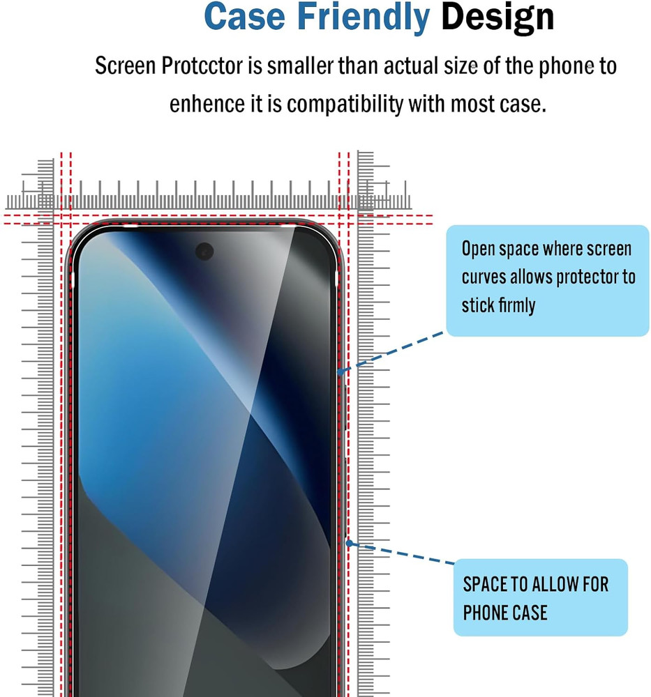 2+2 Pack for Google Pixel 10A (6.3 Inch) Screen Protector with Camera Lens Prote