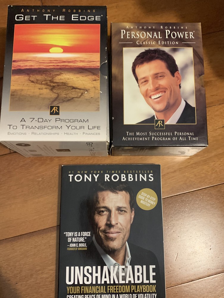 2 WeekAnthony Robbins Immersion! Get the Edge, Personal Power CD’s + Unshakeable