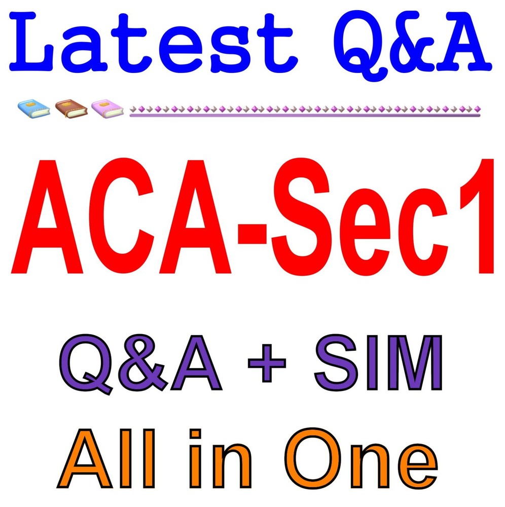ACA Cloud Security Associate ACA-Sec1 Exam Q&A