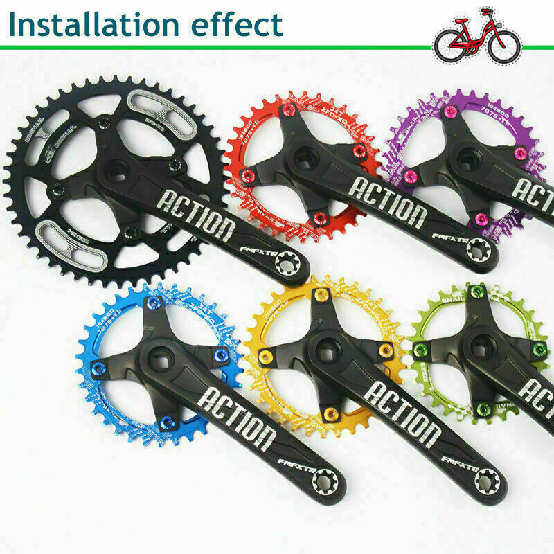 SNAIL 104BCD Narrow Wide 30-52T MTB Bike Single Chainring fit SHIMANO/FSA Crank