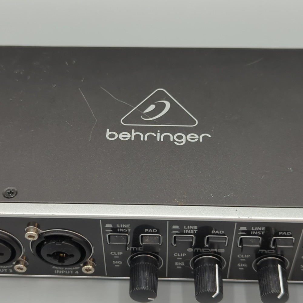 Behringer U-Phoria UMC404HD Audio Interface (No Power Cable)