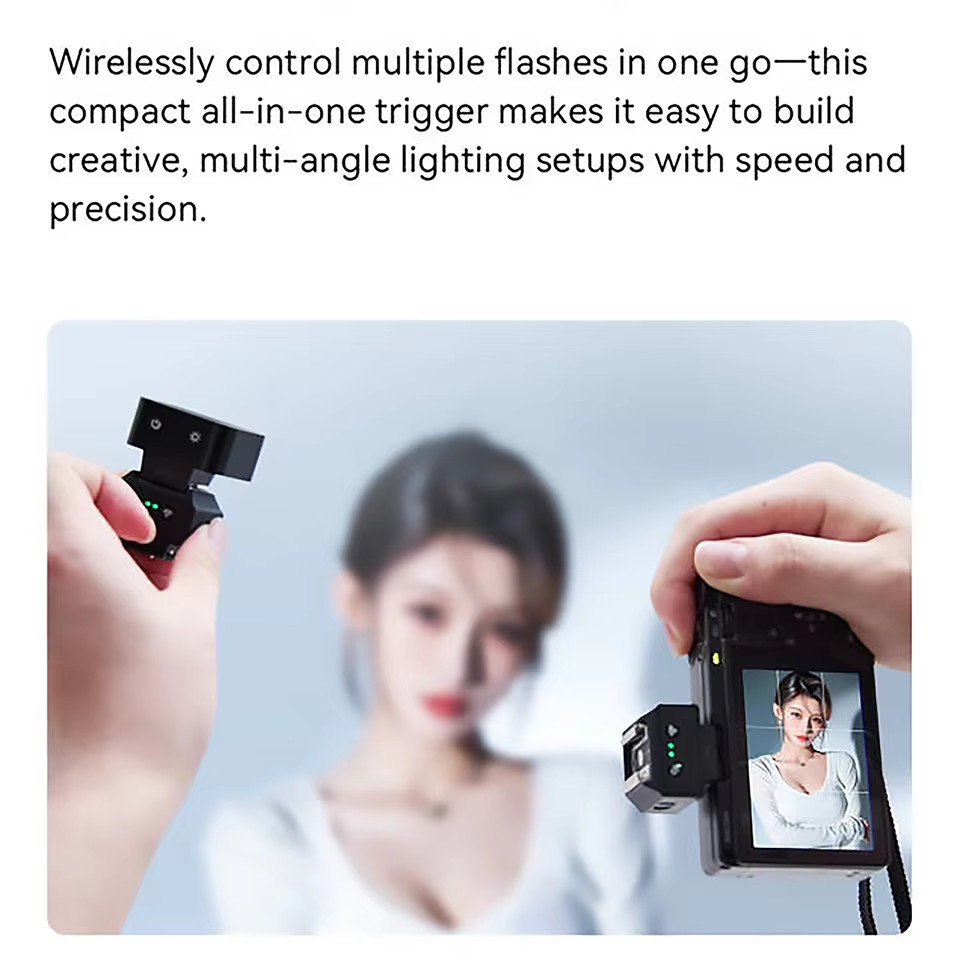 ZENIKO T1 2.4G Wireless Mini Camera Flash Trigger Universal Hot Shoe Trigger New
