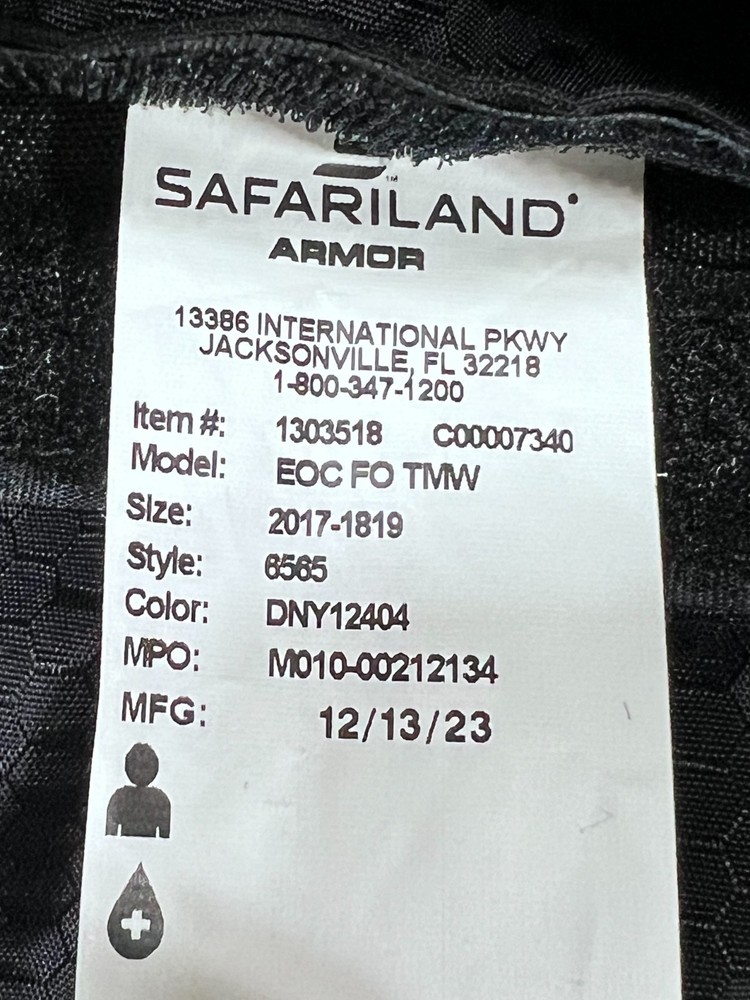 Safariland Model 6565 (2.0) Bothell Armor Carrier