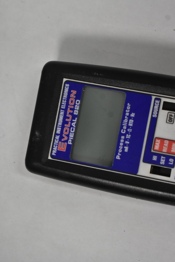 Evolution Piecal 820 Multifunction Process Calibrator EZ-Dial Double Click Menu