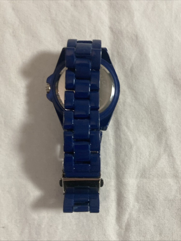 GENEVA PLATINUM Blue Ceramic Watch