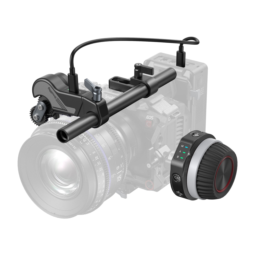 SmallRig Wireless Follow Focus Lite Kit with Handwheel Controller & Receiver Mot