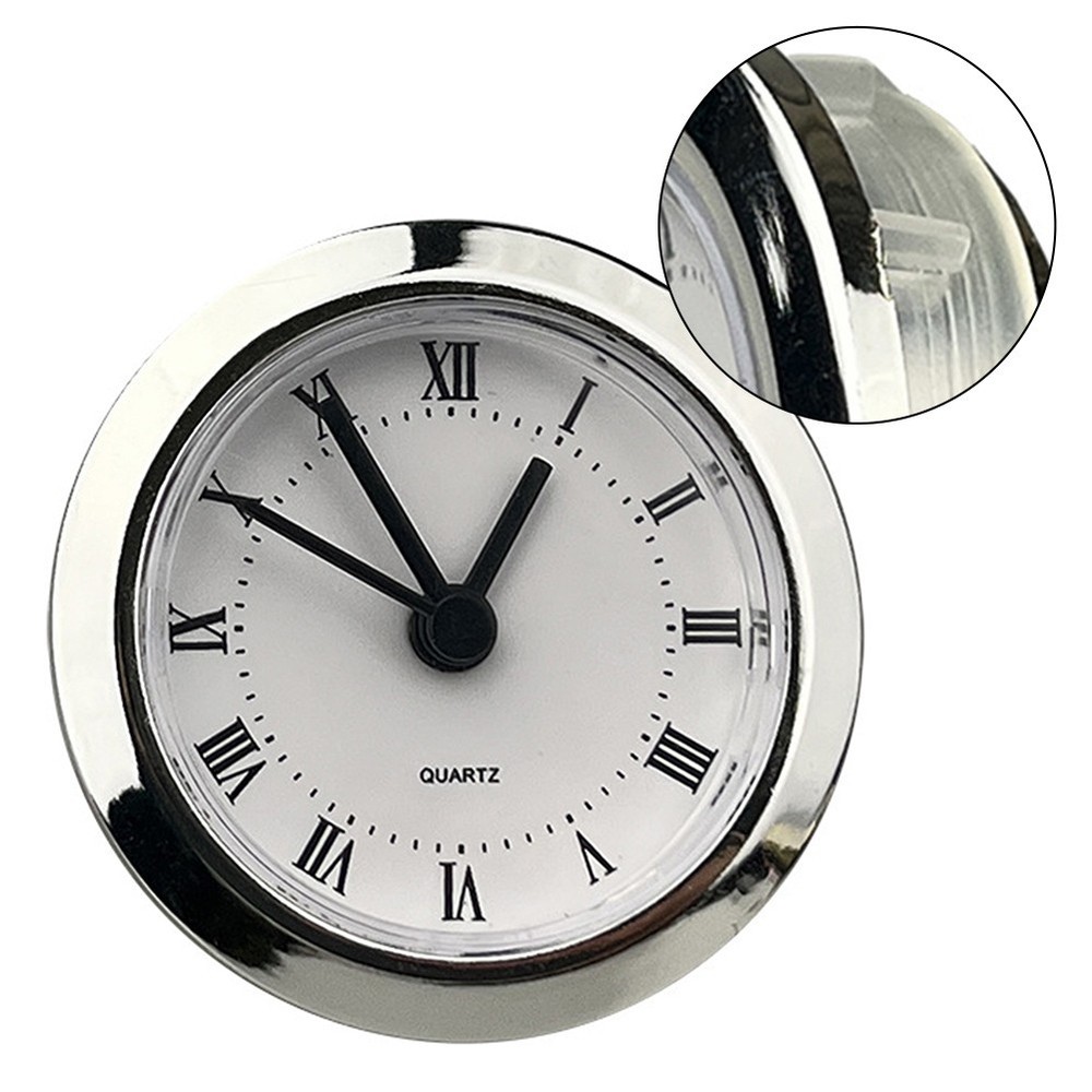 Clock Movement Replacement Gold Border High-Quality Movement Transparent Lens