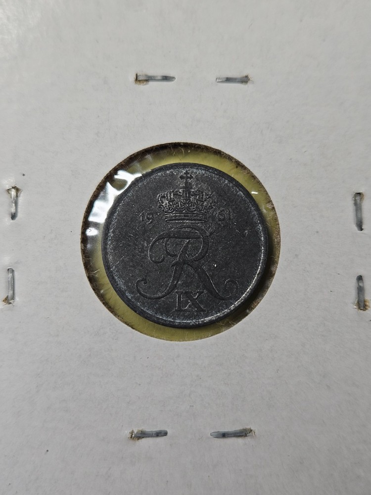 COINS - DENMARK - 1 ORE 1961