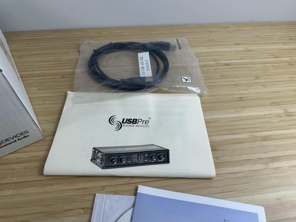 Sound Device USBPre Sound Devices Interface