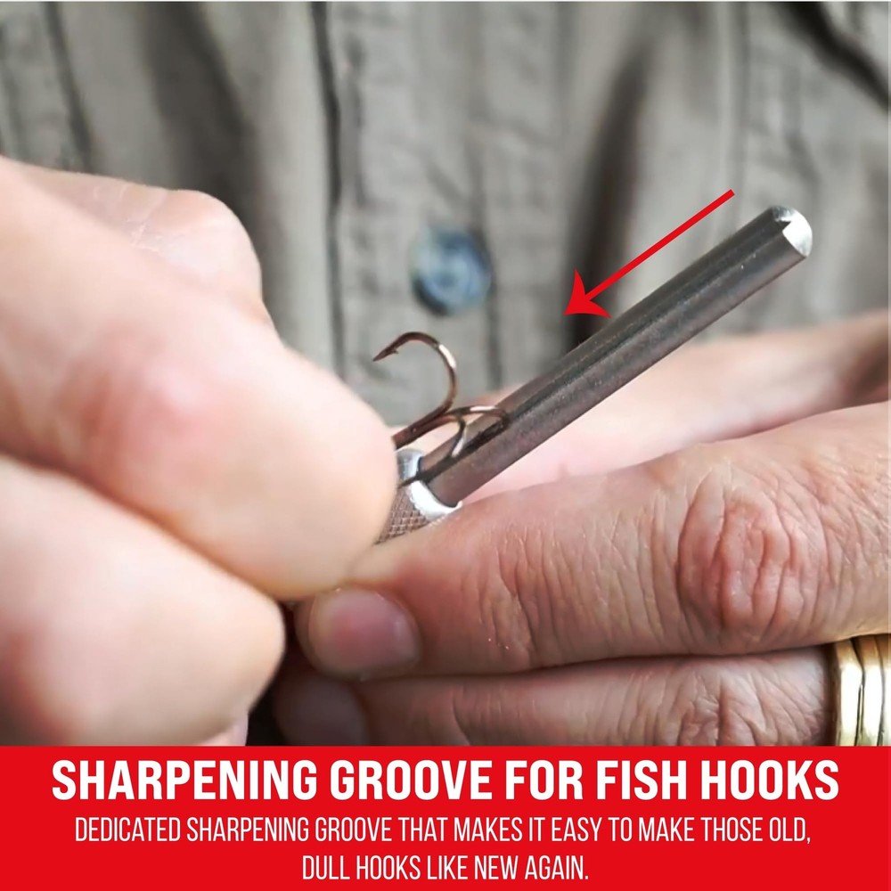 Portable Diamond Knife Sharpener Rod - Retractable Serrated Edge Tool