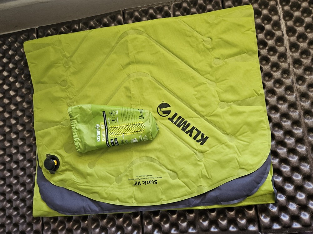 Klymit Static V2 Pad Sleeping Mat Green New