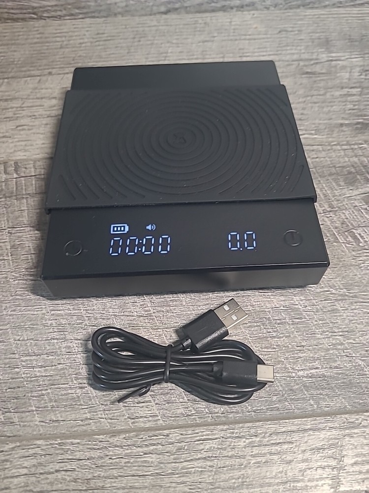 Black White Mirror Electronic Scale Coffee Scale Smart Digital Scale Kitchen