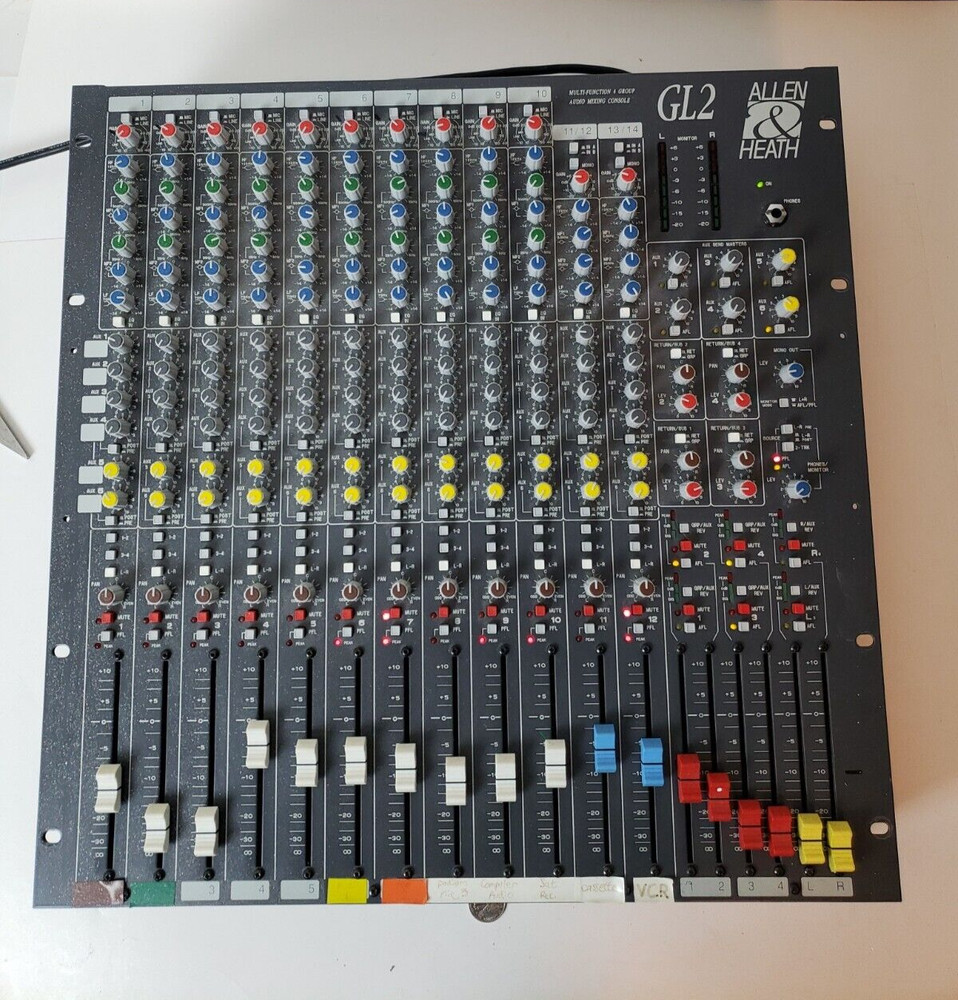 Allen & Heath GL2, Multi-Function 4-Group Audio Mixer For Parts