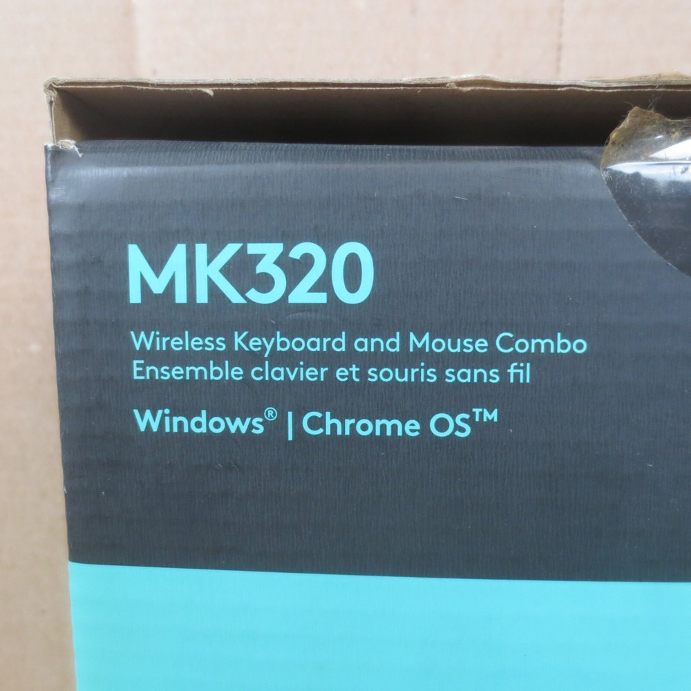 Logitech MK320 Wireless Desktop Set Keyboard / Mouse USB Black