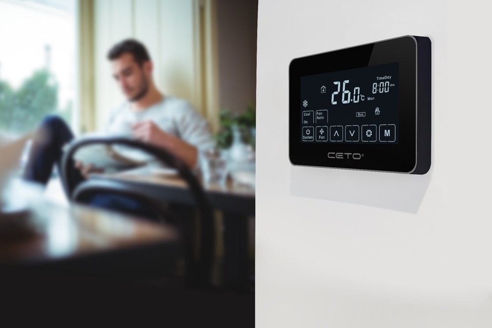 CX024-PR2 - Wifi Programmable Thermostat: 5+2 Day Schedule, Large Display