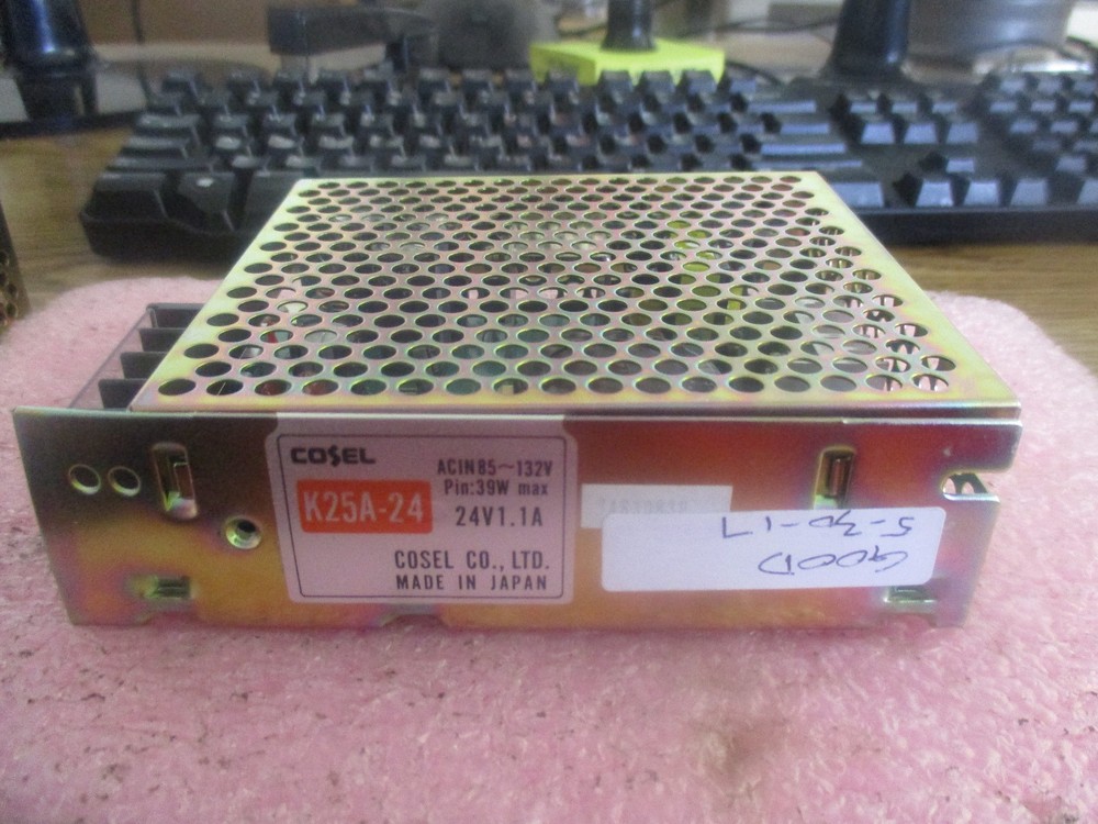 Cosel Model: K25A-5 Power Supply. 5V, 5A. Testedd Good.