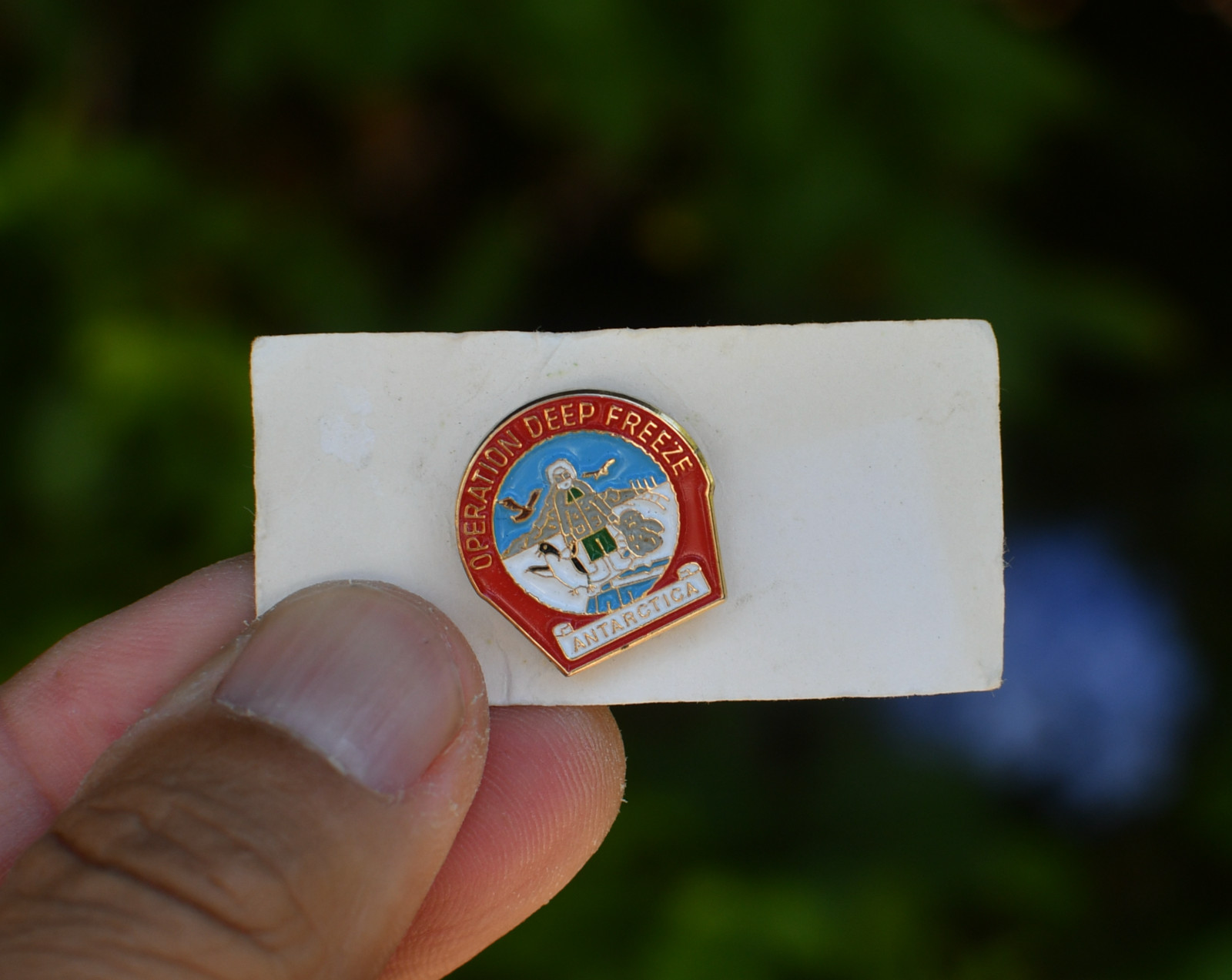 Operation Deep Freeze Antarctica Gold Lapel Pin