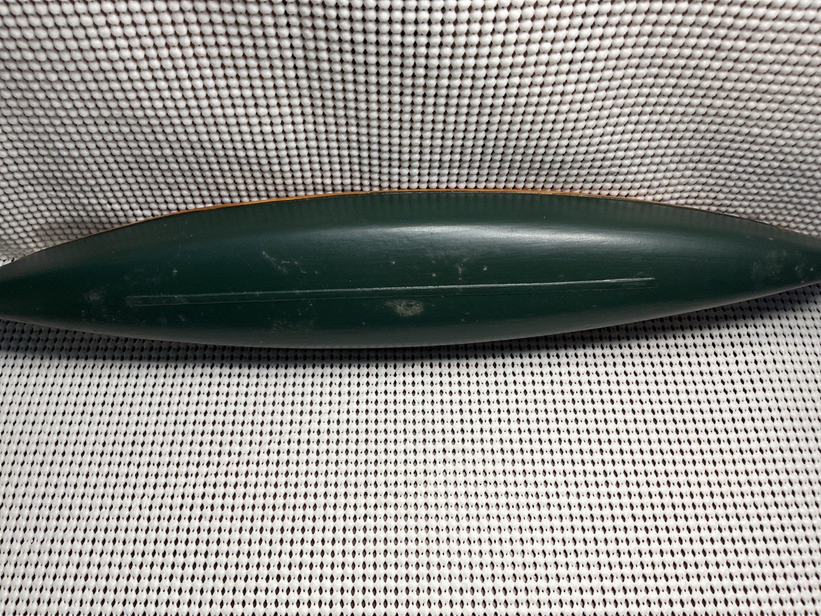 Vintage Wood Canoe 16” Long 2 3/4” Wide 1 1/4” High With 2 Paddles