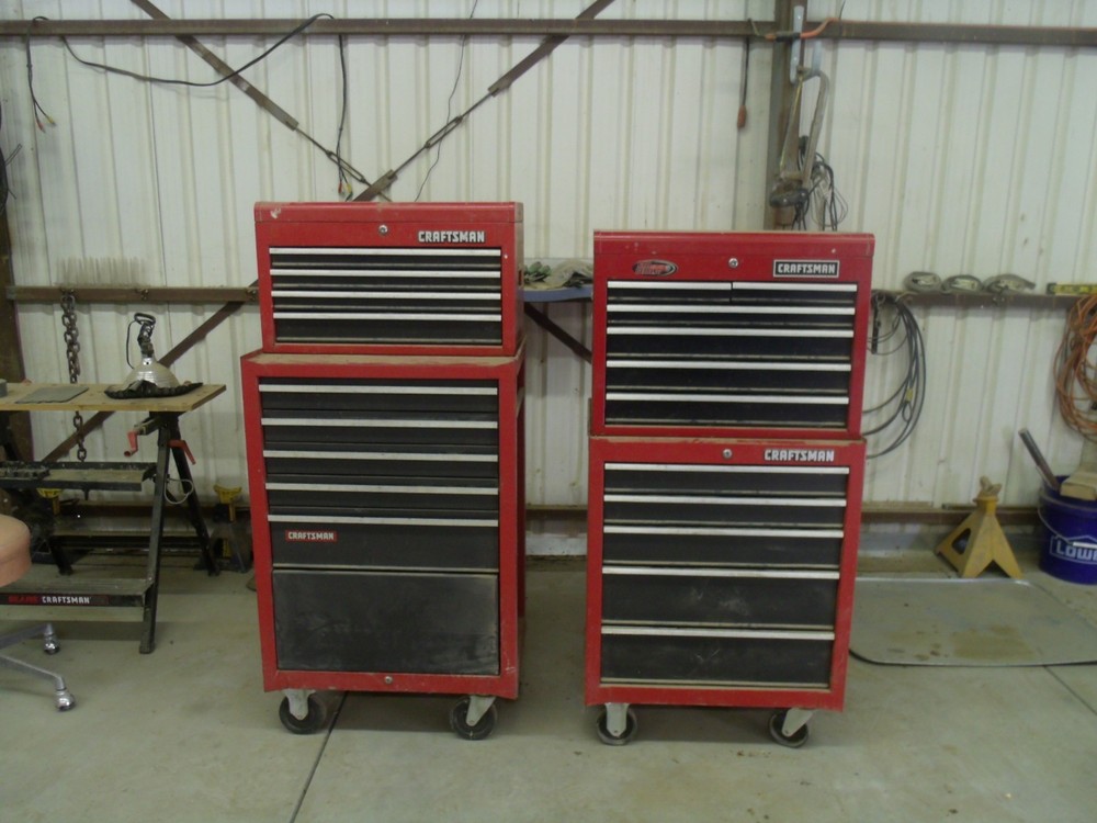 4 Craftsman Tool Boxes  all at one price