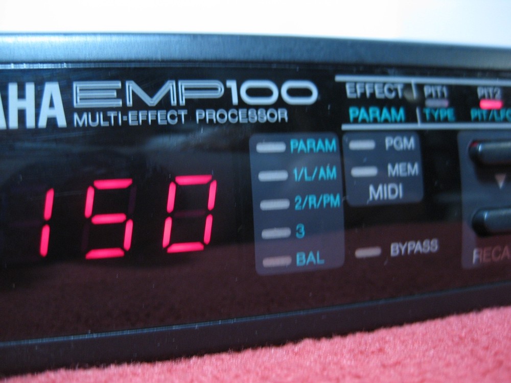 Yamaha Guitar Studio Multi Effects Processor EMP100 Tested MIJ w/ power supply