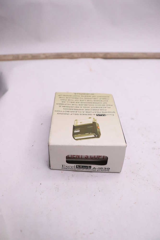 ExcelMark Self-Inking Stamp A-1539 - Client's Copy