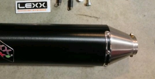 Lexx Slip On Silencer Exhaust Pipe Kawasaki Kfx400 Muffler 2003-2006 Gncc Mx