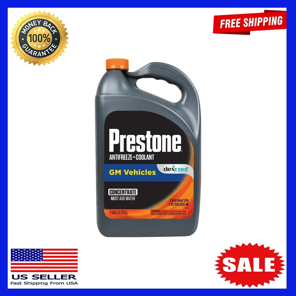 PRESTONE Dex-Cool Anitfreeze/Coolant Concentrate, 1gal