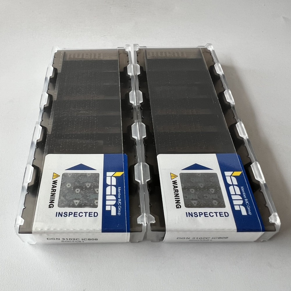 ISCAR / DGN3102C IC808 / Industrial indexable carbide inserts 10 Pcs