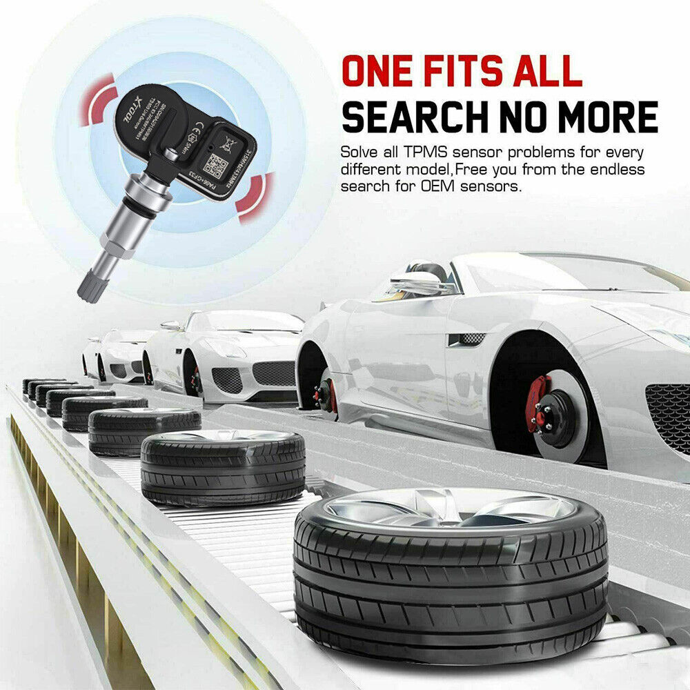 XTOOL TS100 Auto TPMS Tire Pressure Sensor Programmable 315MHz & 433MHz 2-IN-1