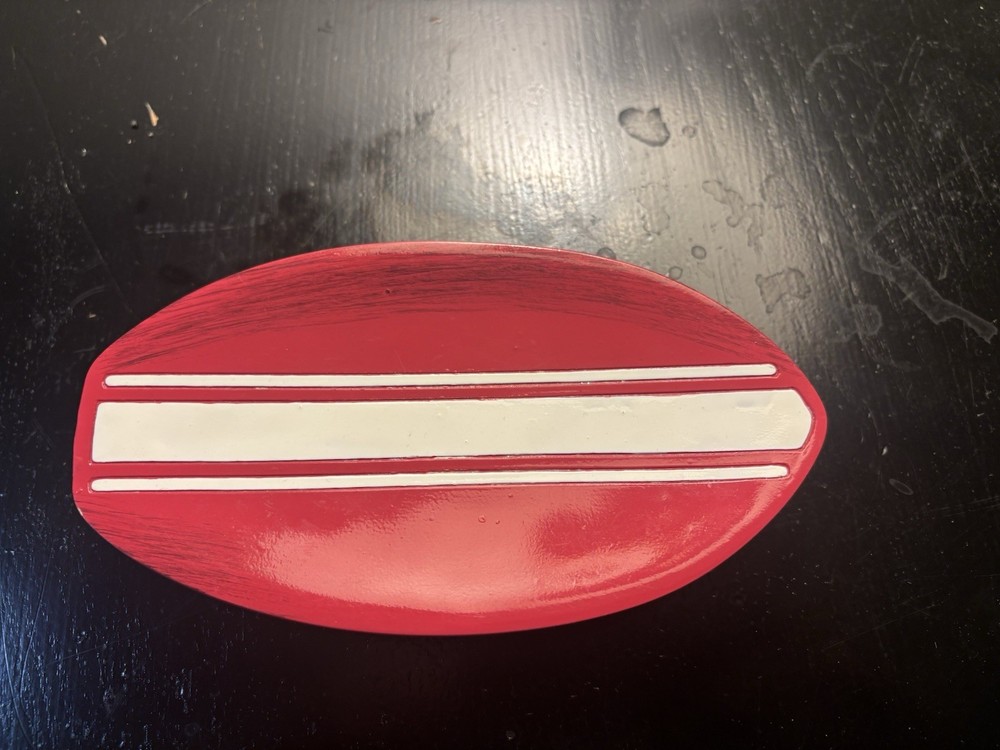 Surfboard On Waves Soap Dish 7” Composite Plastic And Epoxy High-Quality