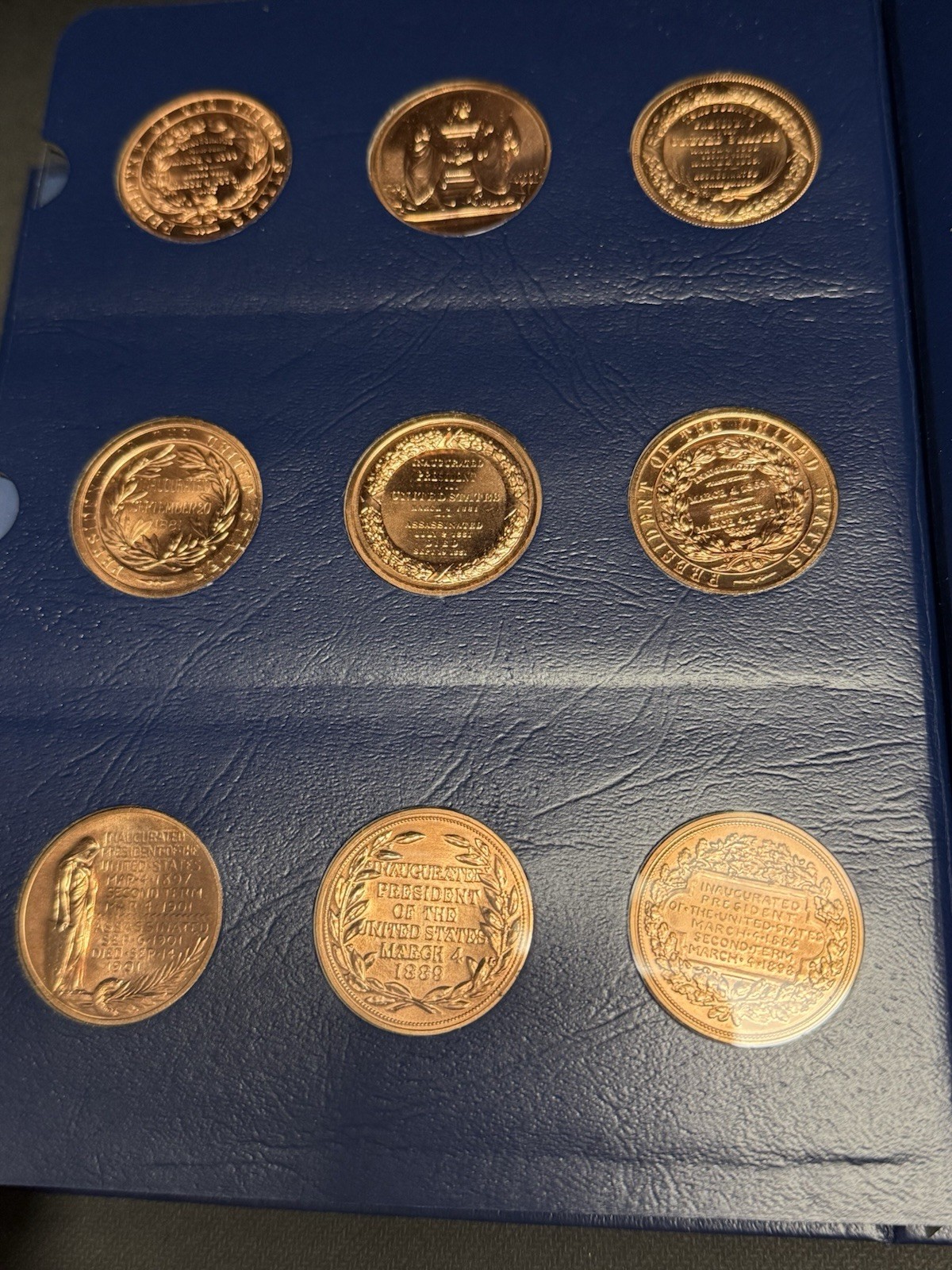 COMPLETE Set of 43 Bronze MEDALS OF THE PRESIDENTS by The United States Mint