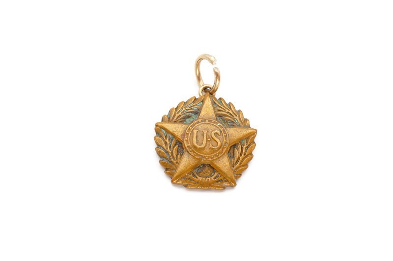 WW1 US Honorable Discharge Charm