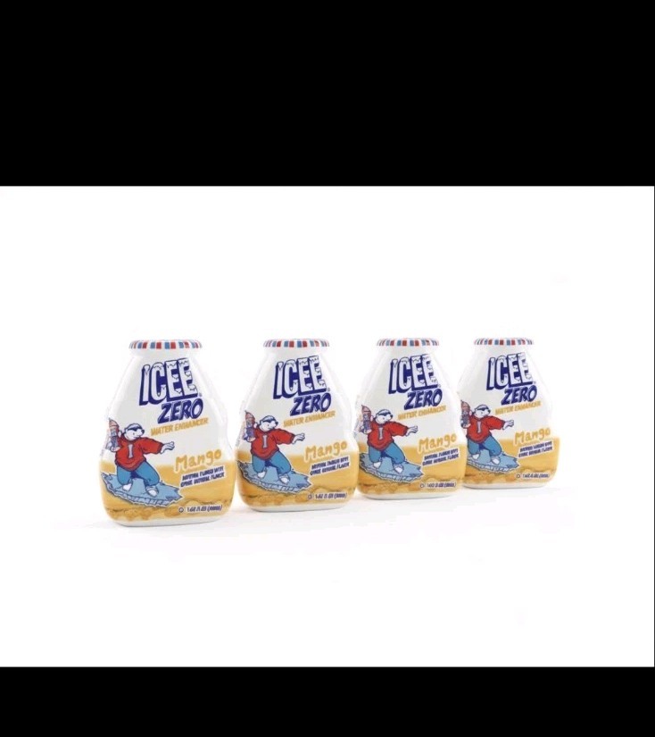 ICEE Zero Calorie Mango Water Enhancer - 1.62 Fl Oz - 4 Pack