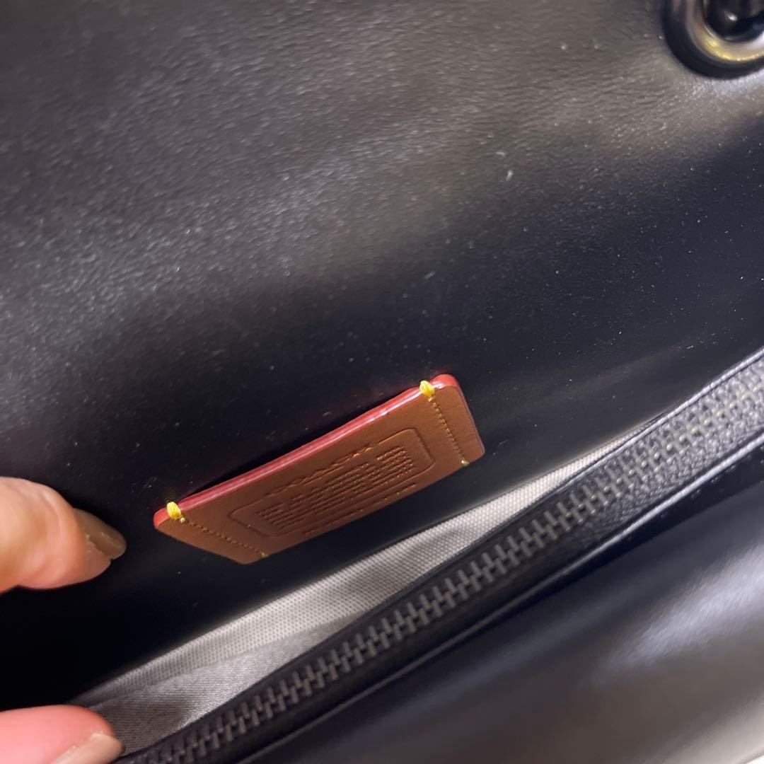 COACH CP150 Tabby 26 Quilted Shoulder Bag Leather Black/Black Silver NWT