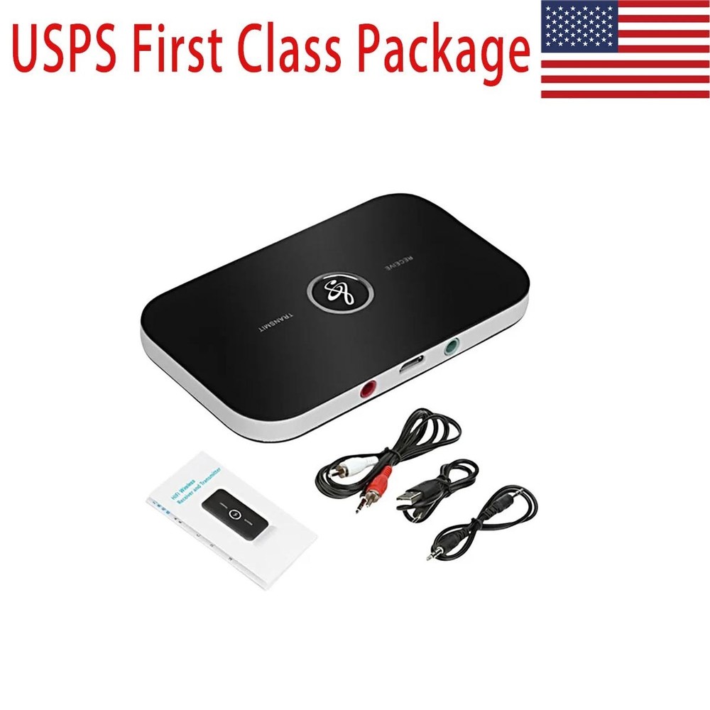 Bluetooth 5.1 Transmitter-Receiver 3.5mm Aux Audio Adapter