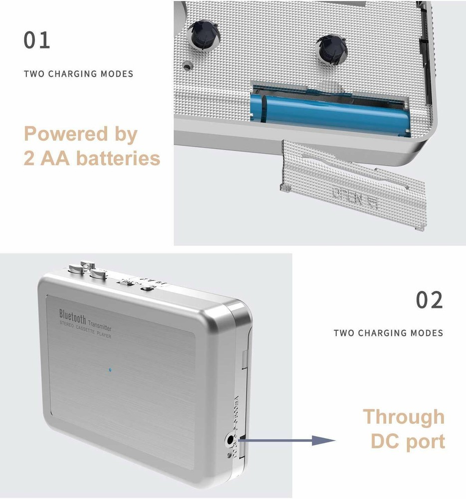Bluetooth Walkman Cassette Player Bluetooth Transfer Personal Cassette