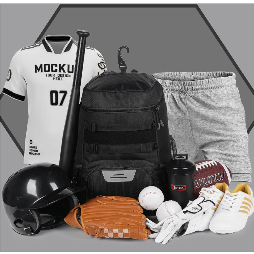 Baseball Bag Baseball Backpack with Shoe Compartment Softball Bat Bag Softball