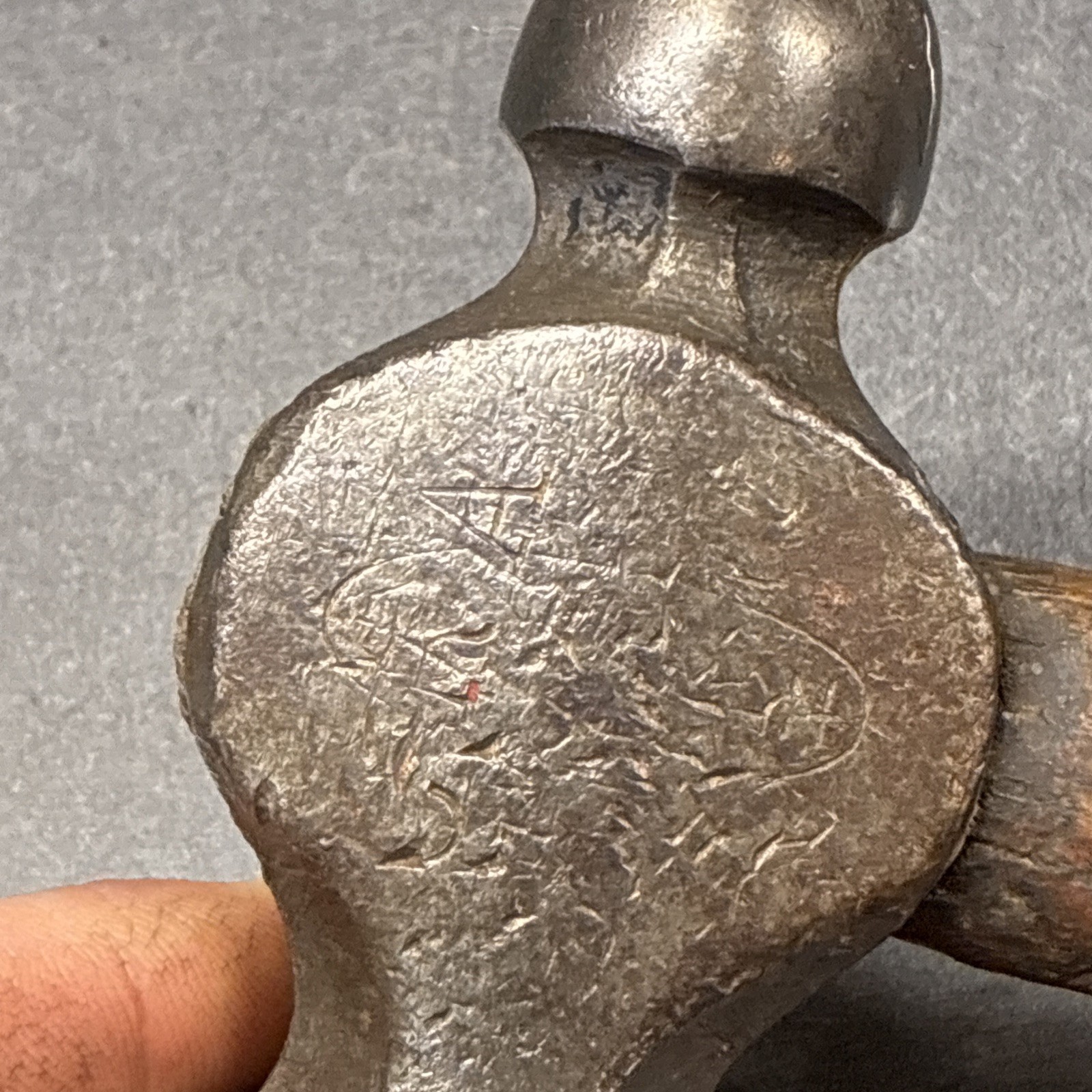 Vintage 1930’s Craftsman Ball Peen Hammer 20 Oz Head Oval Logo