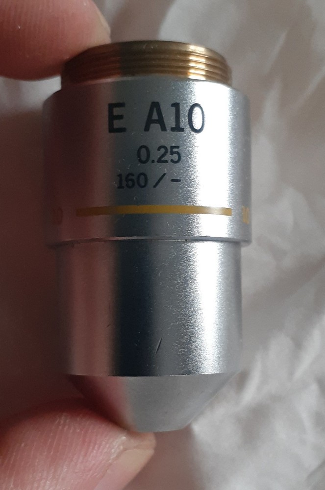 Olympus 100 E A100 1.25 Oil 160/~ Microscope Objective Lens