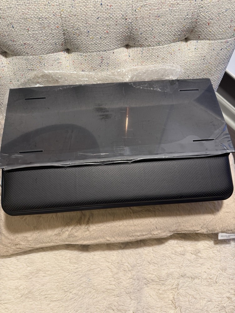 Computer Keyboard Stand with Wrist Rest & Storage Tray - Acrylic Keyboard Ris...