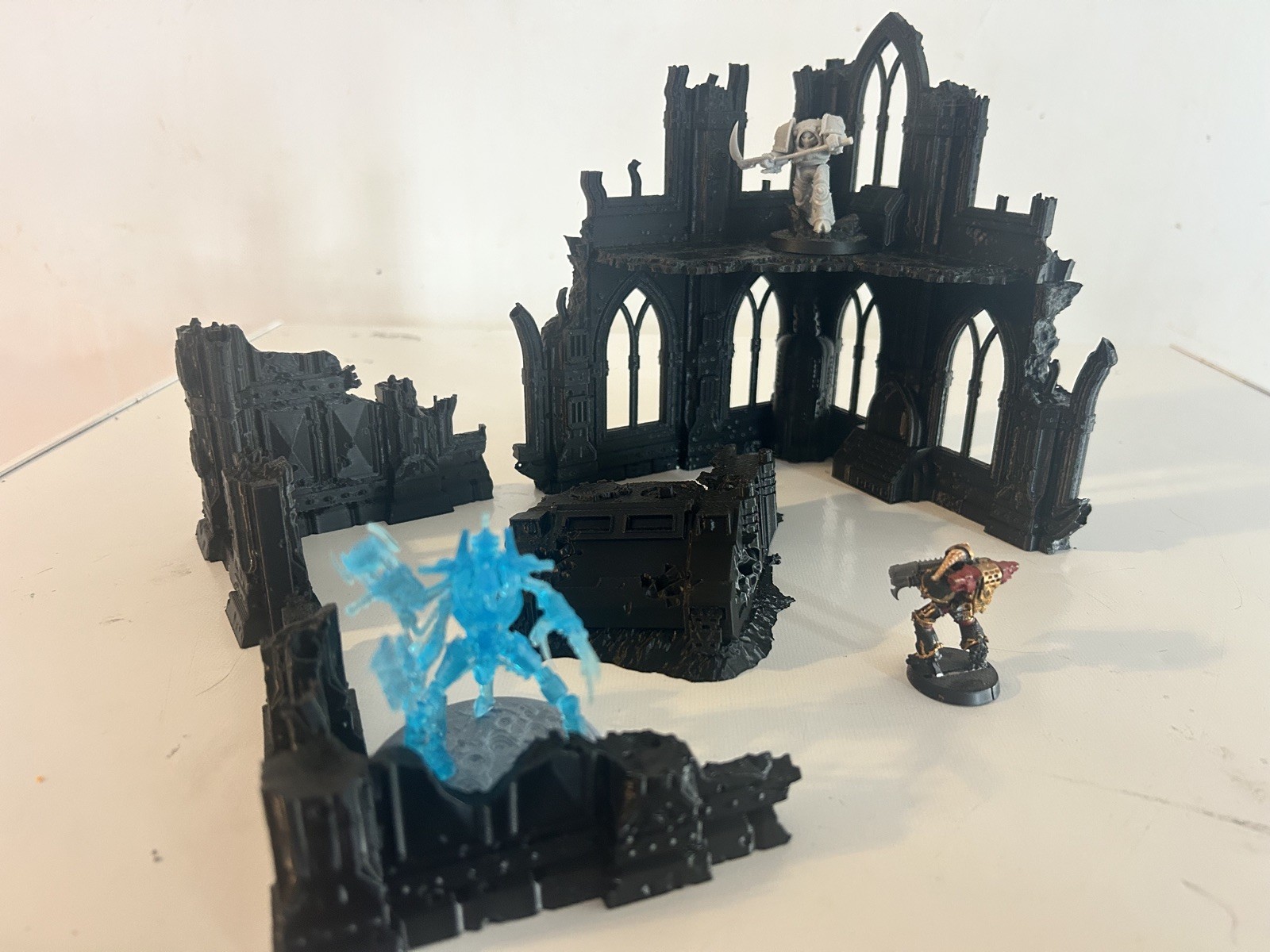 4-Piece Ruin Terrain Set for Warhammer 40k Kill Team