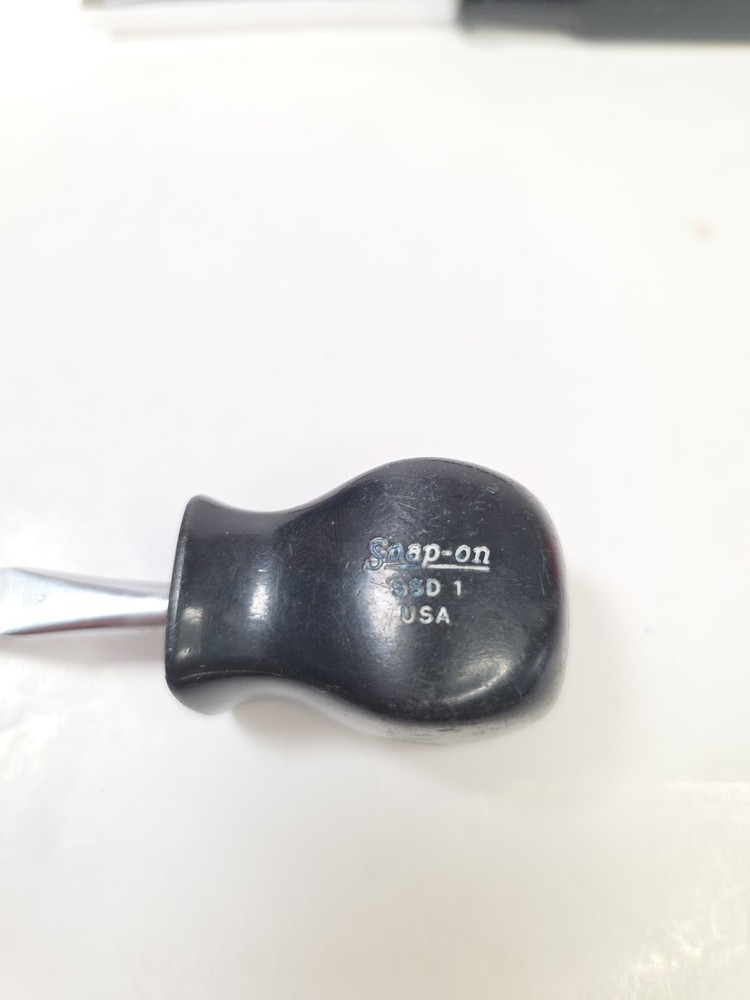 SNAP-ON TOOL 5 pc. SCREWDRIVER SET, Flat and Phillips Black Handle Screwdrivers