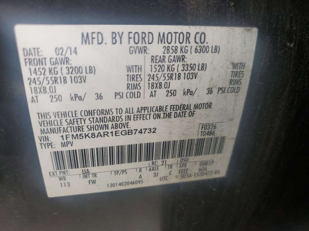 Fuse Box Engine Fits 14-15 EXPLORER 4854389