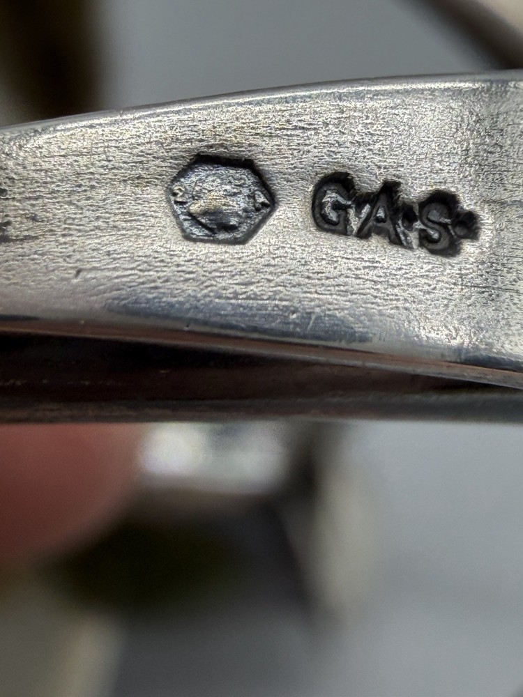 Austrian Art Nouveau Silver and Enamel Candlestick by Georg Adam Scheid, ca 1900