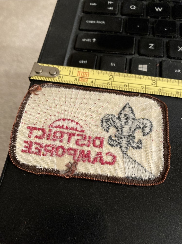 vintage Patch District Camporee, BSA