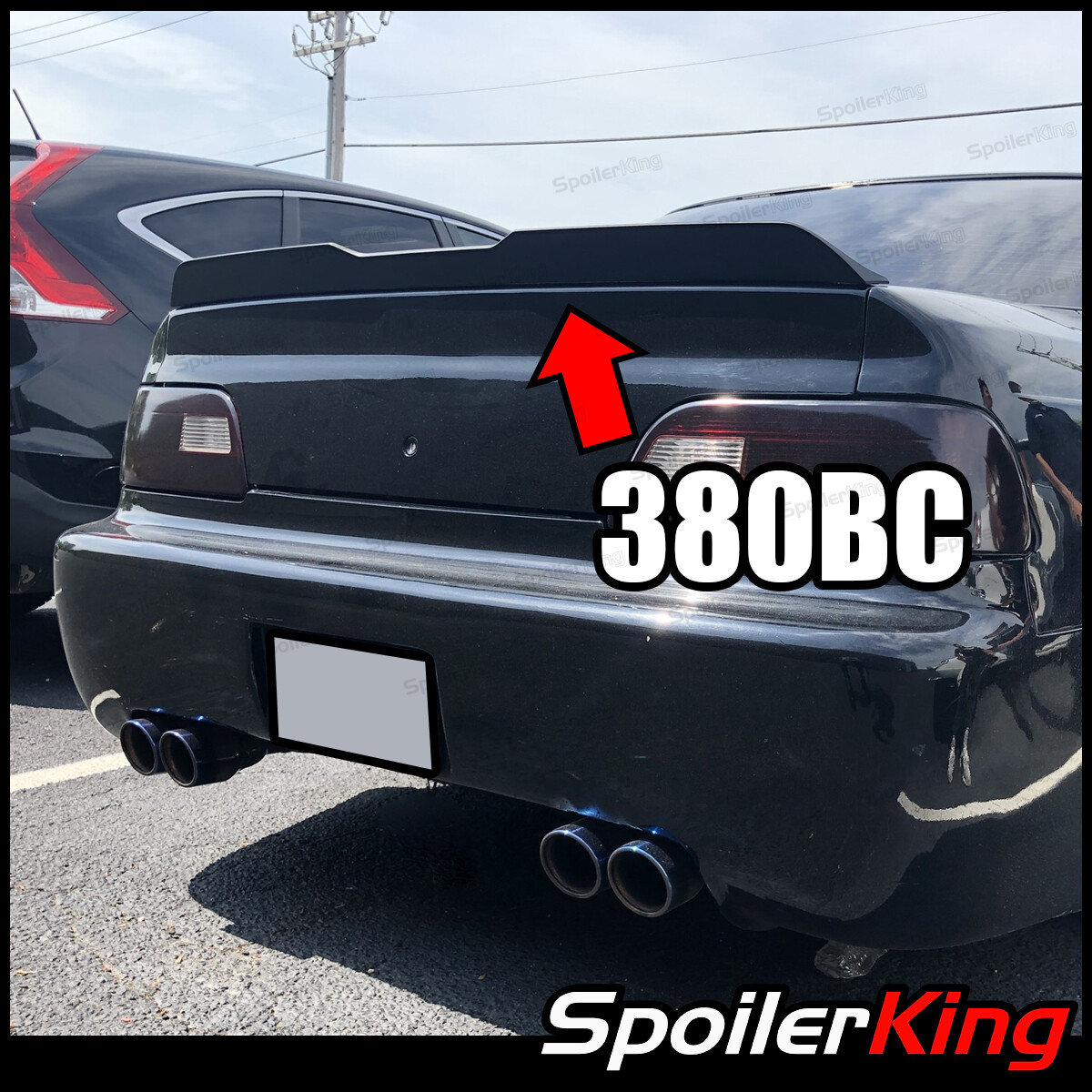 SpoilerKing 380BC Universal 30"- 55" Custom Rear Polyurethane Trunk Spoiler Wing