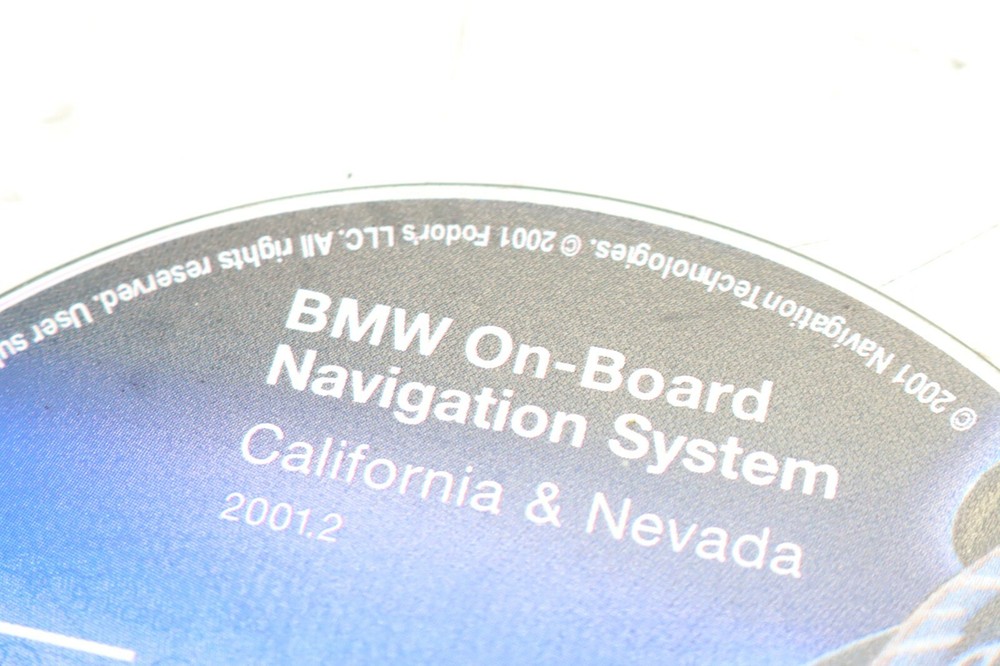 94-08 E38 E39 E46 E53 E65 E66 BMW 2001.2 NAVIGATION SYSTEM MAP DVD CD Y6243