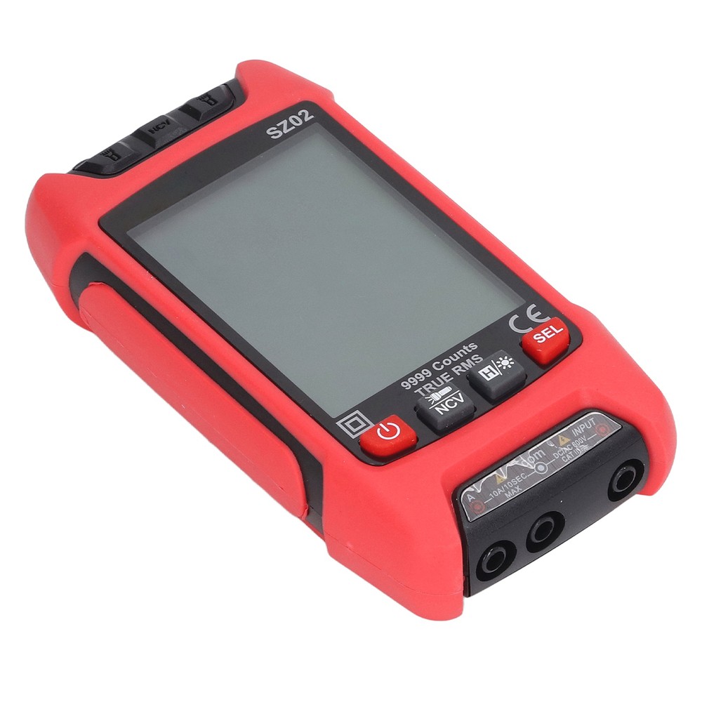 Digital Multimeter Anti Burning Automatic LCD Backlit NCV Volt Amp Meter FEI